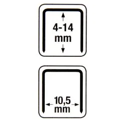 `BGS Hurtig Nagler (Hånd-stiftepistol) "BGS" - For Stifter Skriver 53 -Automotive spesialverktøy butikk 05 23