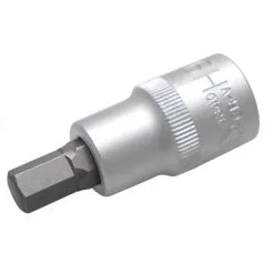 `BGS Bit Søknad - Innendørs 6-Kant - 9 Mm - 1/2 "- 53 Mm Lang - CV-stål