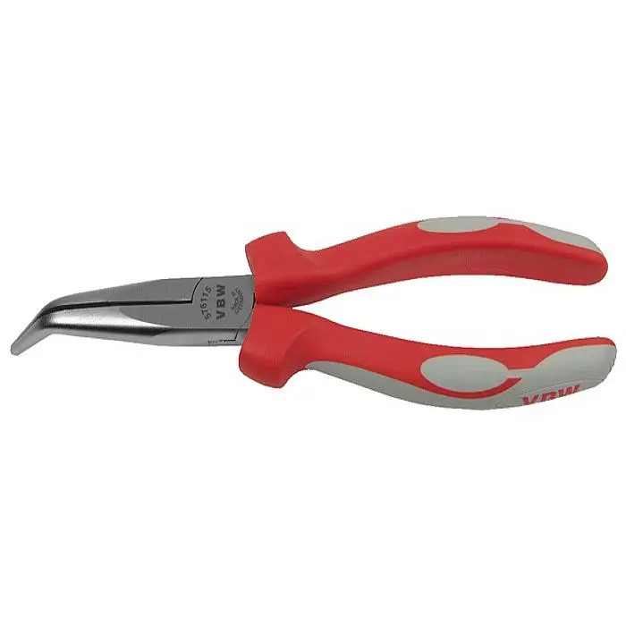 VBW Mekanikk Nese Tang 45 ° - Lengde 200 Mm - Flerkomponent Håndtak 3 VBW Mekanikk Nese Tang 45 ° - Lengde 200 Mm - Flerkomponent Håndtak