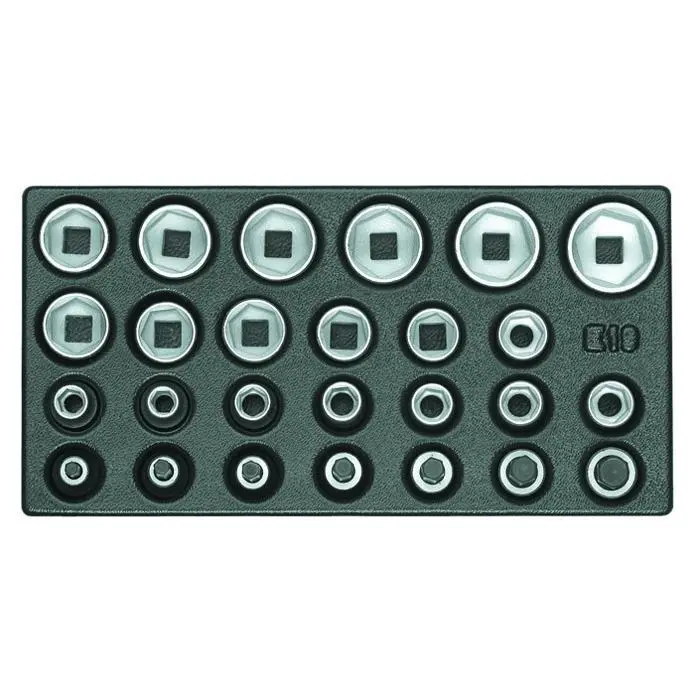 GEDORE Stikkontakt Sett - Stasjon 1/2 "sekskant - I 1/3 ES Modul - Vekt 2.956 Kg 3 GEDORE Stikkontakt Sett - Stasjon 1/2 "sekskant - I 1/3 ES Modul - Vekt 2.956 Kg