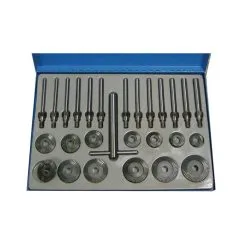 `BGS Ventilsete Cutter Set - 30-60 Mm - 27 Stykker