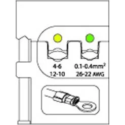GEDORE Modulinnsats - For Isolerte Kabellåser - 0,1-0,4 Mm² -4-6