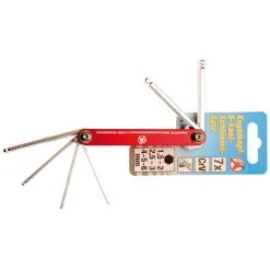 `BGS Unbrakonøkkelsett - Med Kulehode - 1,5 Til 6 Mm - 7 Stk.