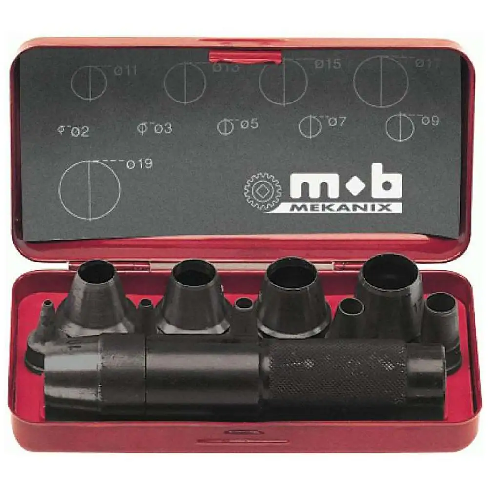 Esska Hullpipesett - Ø 3-20mm - Rette - "Peddinghaus" 3 Esska Hullpipesett - Ø 3-20mm - Rette - "Peddinghaus"