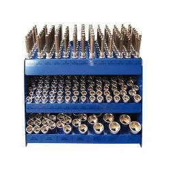 `BGS For Stikkontakter / Bitheads - Satin Forkrommet - 315 Stk. - Display - Fullt Lager