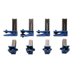 `BGS Steel Linje Låseklipsene Set - 4 Stk.