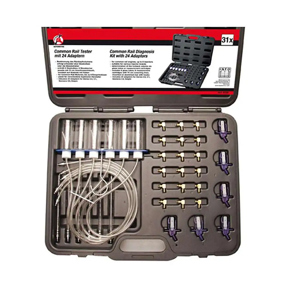 `BGS Common Rail Tester - Med 24 Adaptere 3 `BGS Common Rail Tester - Med 24 Adaptere