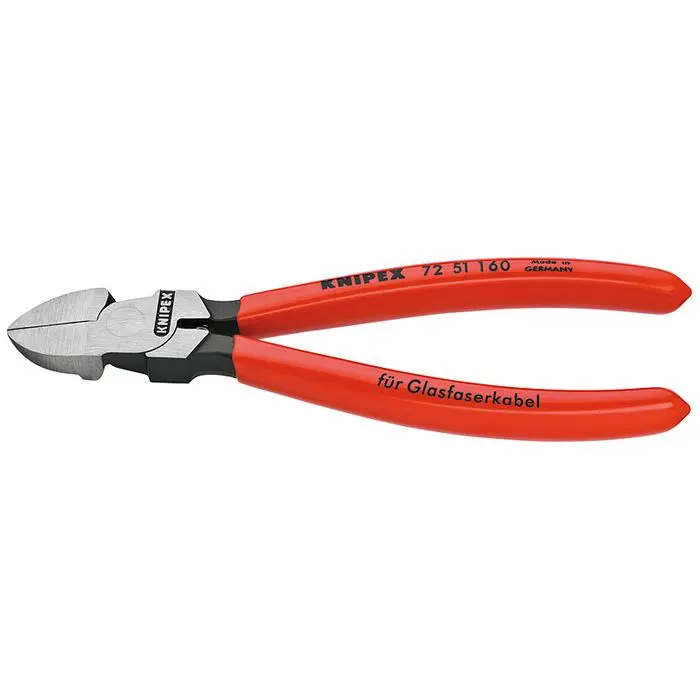 KNIPEX Side Cutter - 160 Mm - For Optisk Bølgeleder - Cutting Uten Fasett 3 KNIPEX Side Cutter - 160 Mm - For Optisk Bølgeleder - Cutting Uten Fasett