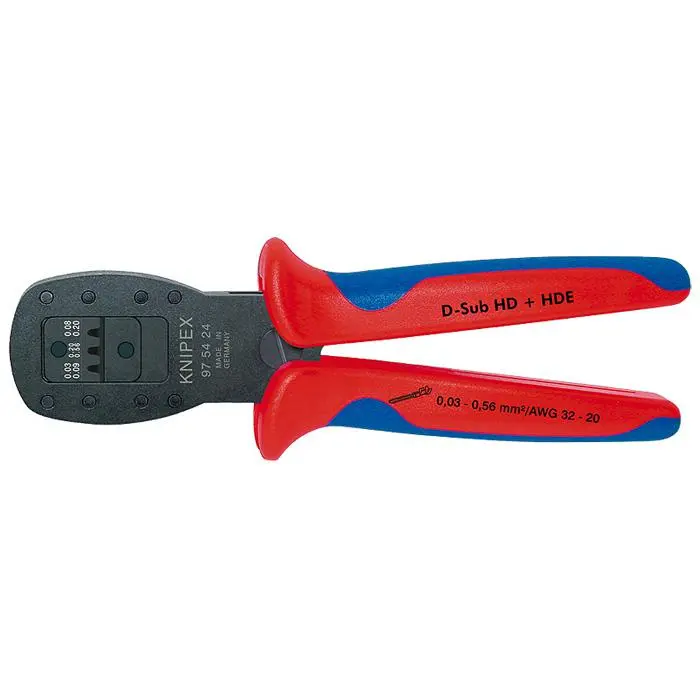 KNIPEX Crimptenger - 190 Mm - Parallell Handling - Med Flerkomponent-hylster 3 KNIPEX Crimptenger - 190 Mm - Parallell Handling - Med Flerkomponent-hylster
