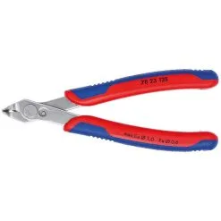KNIPEX Elektroniske Super Knips® Precision Tang - Polert - 125mm - 60 ° Vinkel - Med Flerkomponent-hylster