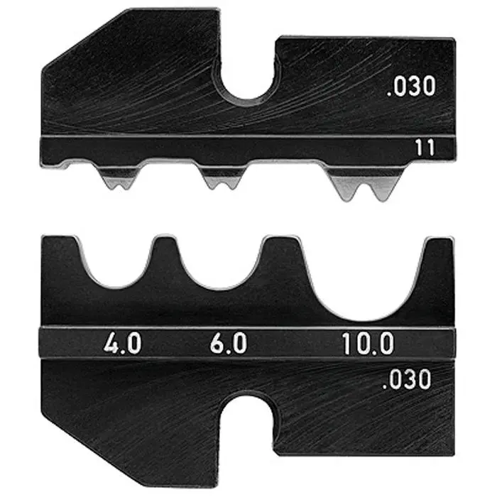 KNIPEX Crimpinnsats - Til Uisolerte Press-, Rør- Og Klemkabelsko 3 KNIPEX Crimpinnsats - Til Uisolerte Press-, Rør- Og Klemkabelsko