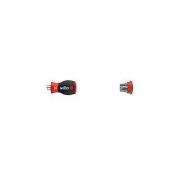 WIHA Skrutrekker Med Bitmagasin - Stubby - Series SB 3801 03 - 1/4 Inch - Magnetisk - 6 Bits Inkludert