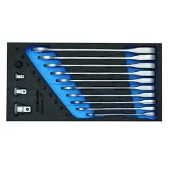 GEDORE Kombinasjonsnøkkelsett - Med Skralle - I 1/3 Check-Tool-Modul