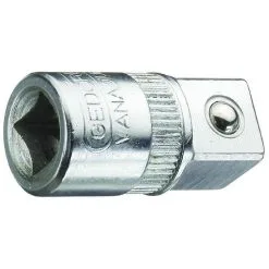 GEDORE Forstørrelse Adapter - For 4-punkts Pipenøkkel - 1/4 "til 3/8" - Med Ball