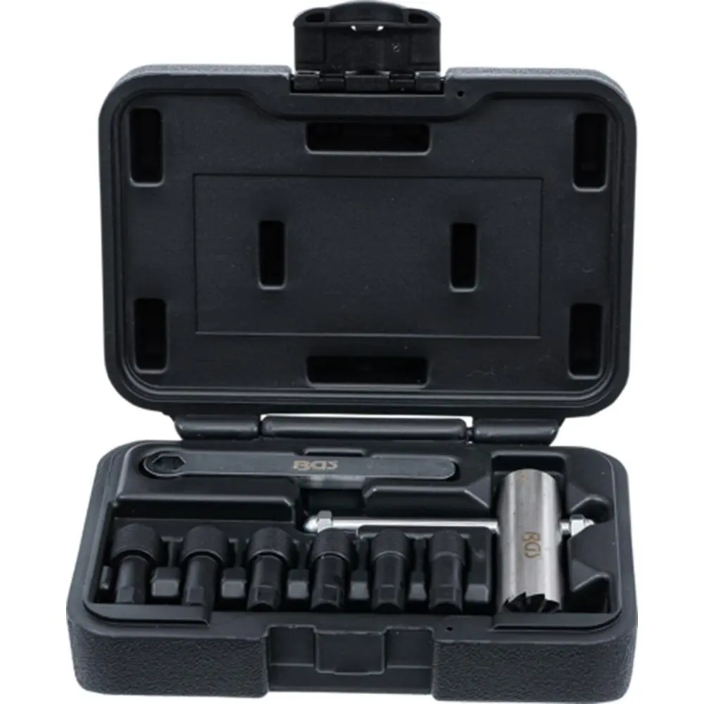 `BGS Oljeavløpsskrue Tetningssete Kuttersett - 8 Stk - Svart 3 `BGS Oljeavløpsskrue Tetningssete Kuttersett - 8 Stk - Svart