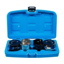 `BGS Oljefilternøkkelsett - 10 Mm (3/8") Firkantdrev - Ø 60 Til 80 Og 80 Til 96 Mm - 4 Stk.