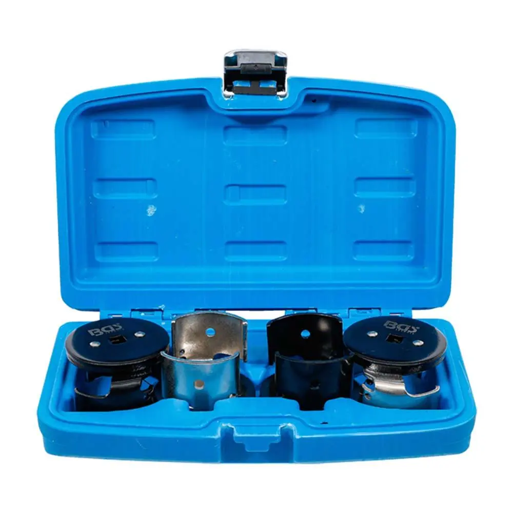 `BGS Oljefilternøkkelsett - 10 Mm (3/8") Firkantdrev - Ø 60 Til 80 Og 80 Til 96 Mm - 4 Stk. 3 `BGS Oljefilternøkkelsett - 10 Mm (3/8") Firkantdrev - Ø 60 Til 80 Og 80 Til 96 Mm - 4 Stk.