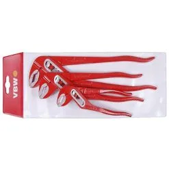 VBW Wasserpumpenzangen- Sett - 3 Stk - Lengde 315 Mm - Polert