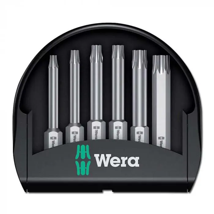 Bit Satt Torx Bits Mini-Sjekk TX 50 - Tøff Hardt - Wera 3 Bit Satt Torx Bits Mini-Sjekk TX 50 - Tøff Hardt - Wera