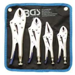 `BGS Grip Tenger Sett - 125 Mm Til 250 Mm - 4 Stykker - Chrome Vanadium Stål