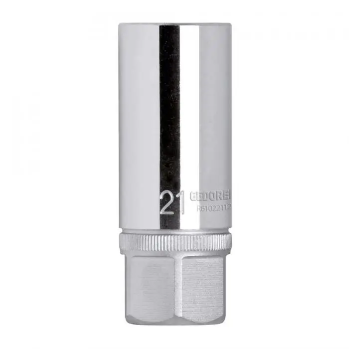 Gedore Red GEDORE Rødt Tennplugginnsats - 1/2 Tommer - Med 4-kantdrev - SW 21 Mm 3 Gedore Red GEDORE Rødt Tennplugginnsats - 1/2 Tommer - Med 4-kantdrev - SW 21 Mm