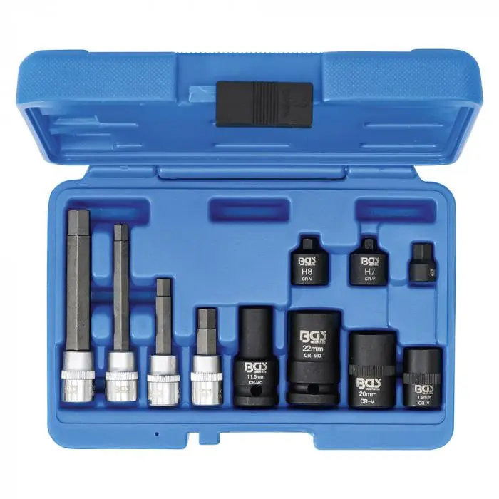`BGS Bremseklappesett Sett - 11 Deler - Krom Vanadiumstål 3 `BGS Bremseklappesett Sett - 11 Deler - Krom Vanadiumstål
